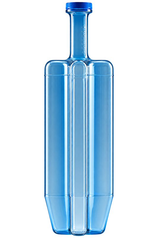 San Jamar RCU128 128 oz Blue Rapi-Kool Chill Utensil