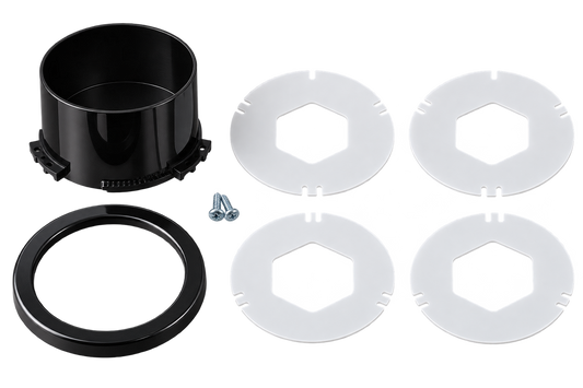 San Jamar XC2426WS Maintenance Kit, Gaskets/ Trim Ring/ Mounting Ring for C2410 Fit Cup Dispenser