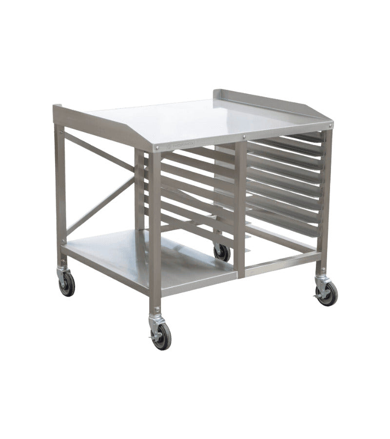 Thorinox TOS-3235-SS 29" x 32" x 35" Stainless Steel Oven Stand with Integrated Pan Rack