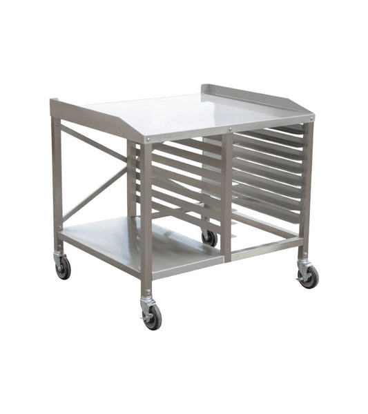 Thorinox TOS-3235-SS 29" x 32" x 35" Stainless Steel Oven Stand with Integrated Pan Rack