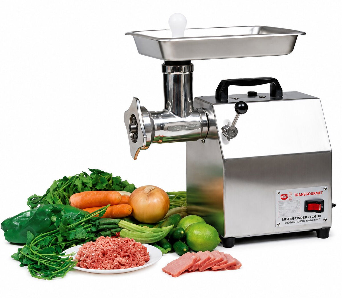 Thunderbird TB-12GS 8-12 lbs/min #12 All Stainless Steel Meat Grinder