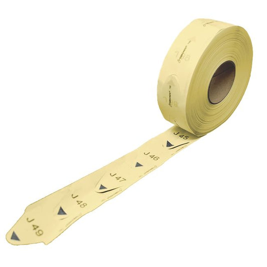 Omcan 18217 TM Tickets T80 Yellow (30 Rolls/Case)