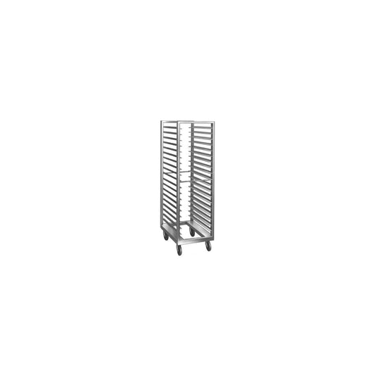 Dinex DXPRIA64182611 Silver Aluminum Angle Guide Roll-In Rack