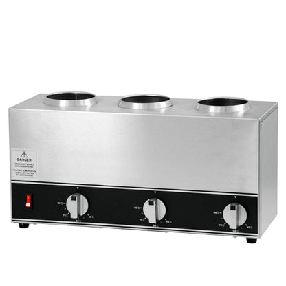 Omcan 44179 Triple Bottle Sauce Warmer
