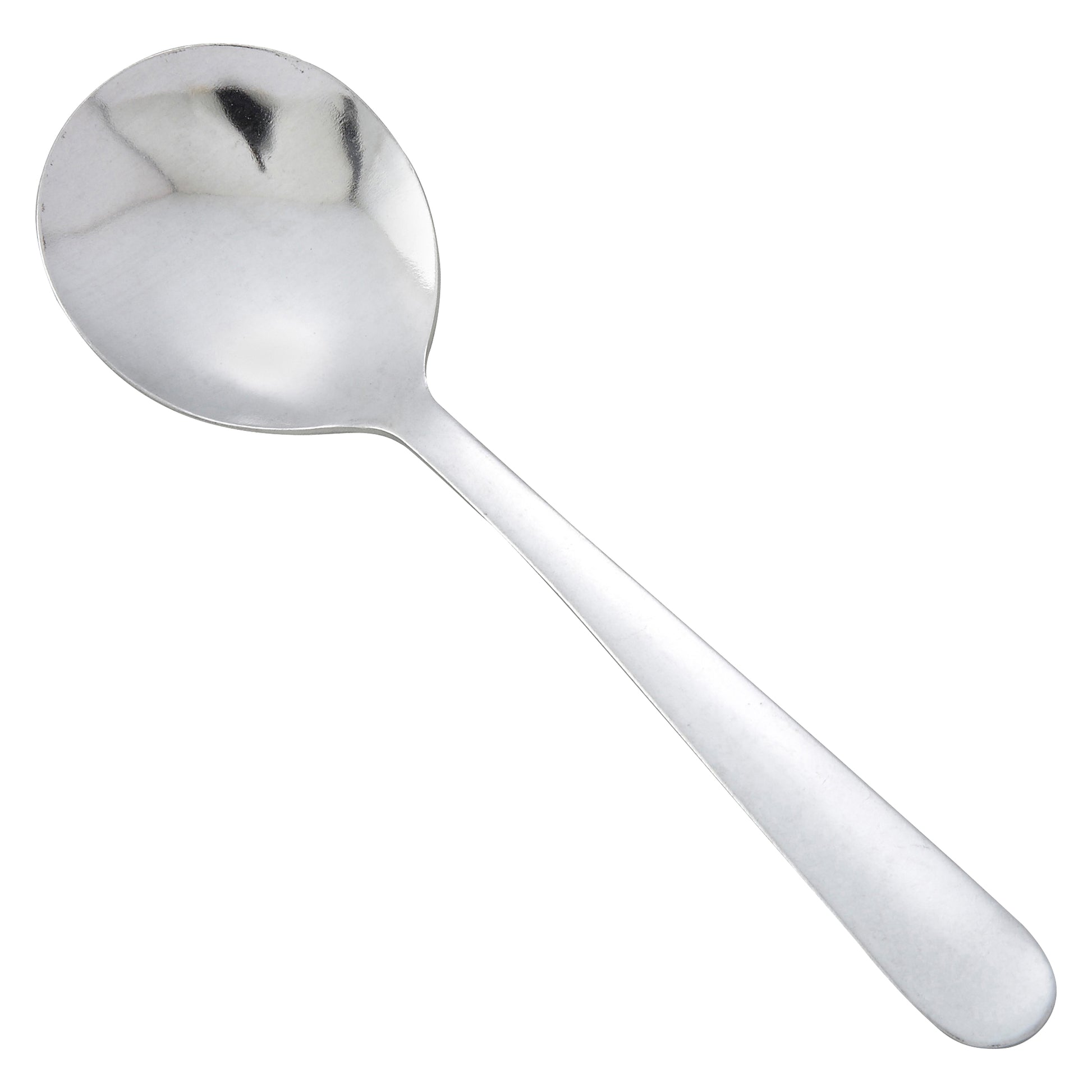 Winco 0002-04 Windsor Bouillon Spoon, 18/0 Medium Weight (2dozens/pack)