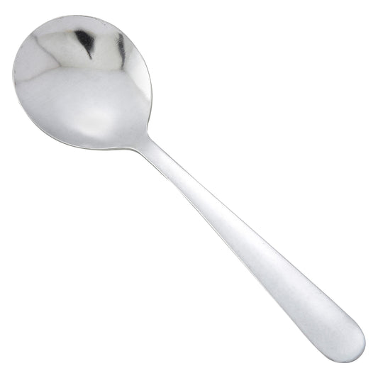 Winco 0002-04 Windsor Bouillon Spoon, 18/0 Medium Weight (2dozens/pack)