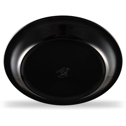 Carlisle 4350003 10.25" Black Dallas Ware Melamine Dinner Plate