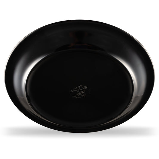Carlisle 4350003 10.25" Black Dallas Ware Melamine Dinner Plate