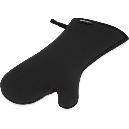 San Jamar UCMX15BK Black Neoprene Ultigrip Oven Mitt - Conventional