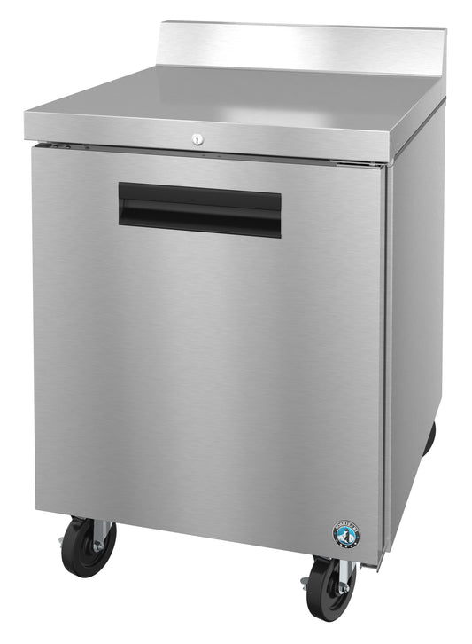 Hoshizaki WF27B-01 One Section Stainless Door with Lock Worktop Freezer