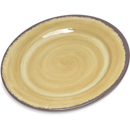 Carlisle 5400713 7" Amber Mingle Melamine Bread And Butter Plate