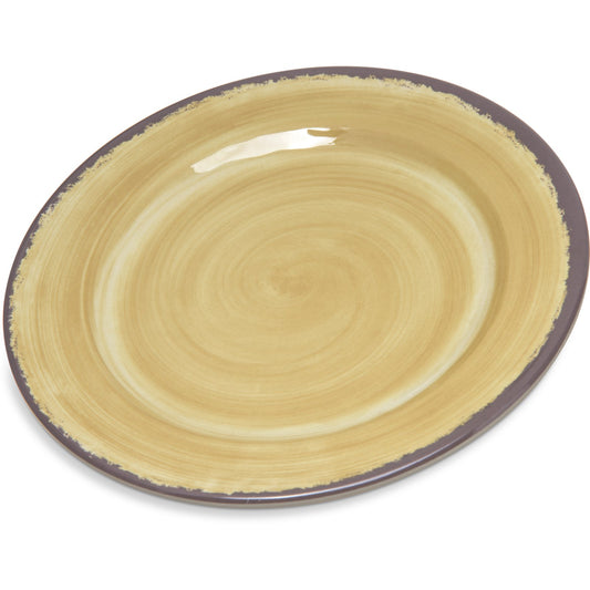 Carlisle 5400713 7" Amber Mingle Melamine Bread And Butter Plate