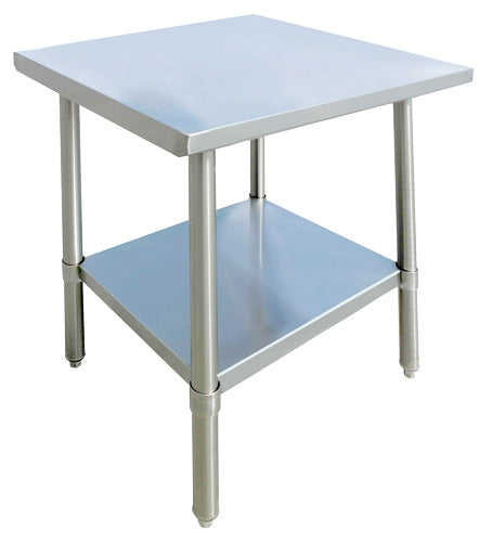 Omcan 19142 30" x 30" All Stainless Steel Worktable