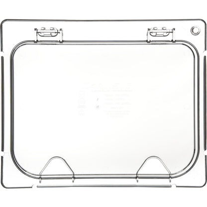 Carlisle CM10240Z07 1/2 Size Clear Coldmaster EZ Access Lid with Notches