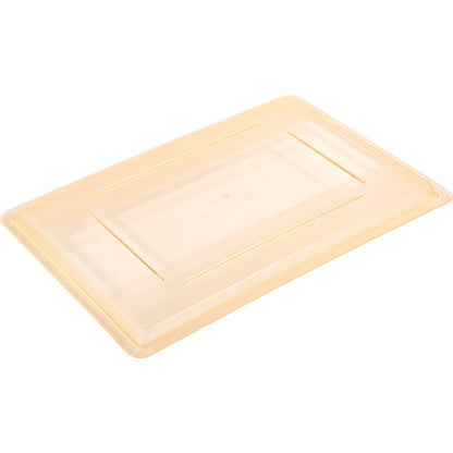 Carlisle 10627C22 26" x 18" Yellow Polycarbonate StorPlus Color-Coded Food Storage Container Lid