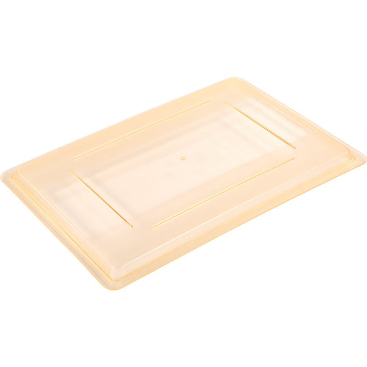 Carlisle 10627C22 26" x 18" Yellow Polycarbonate StorPlus Color-Coded Food Storage Container Lid