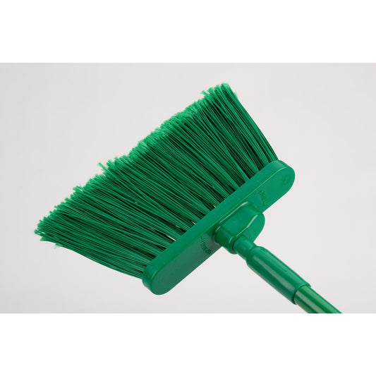 Carlisle 41082EC09 56" Green Color Coded Duo-Sweep Flagged Angle Broom