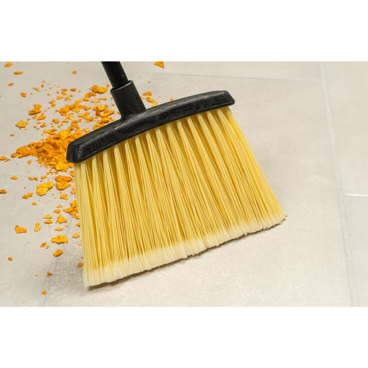 Carlisle 4686100 36” Natural Duo-Sweep Flagged Lobby Broom with Black Metal Handle