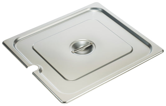 Winco SPCTT 2/3 Size Stainless Steel Slotted Steam Pan Cover