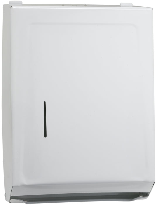 Winco TD-600 White Paper Towel Dispenser