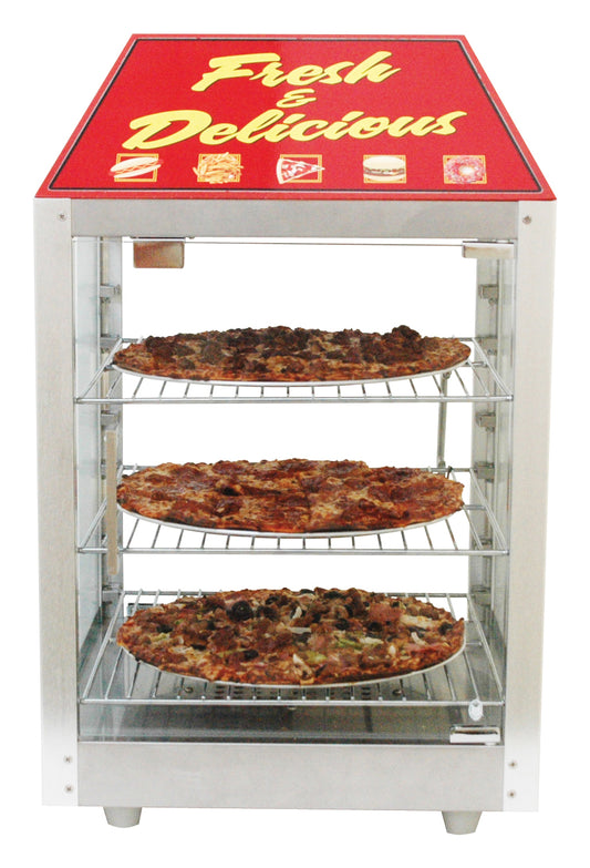 Winco 51040 Benchmark 12" Two Door Pass-Thru Warmer / Merchandiser