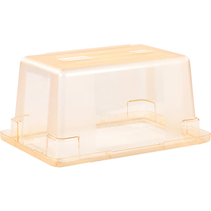 Carlisle 10612C22 5 gal Yellow Polycarbonate StorPlus Color-Coded Food Storage Container