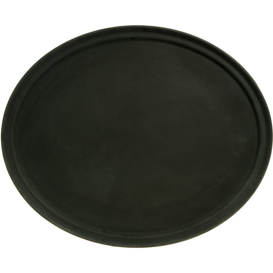 Carlisle 2700GL004 22" x 27" Black Oval GripLite Tray