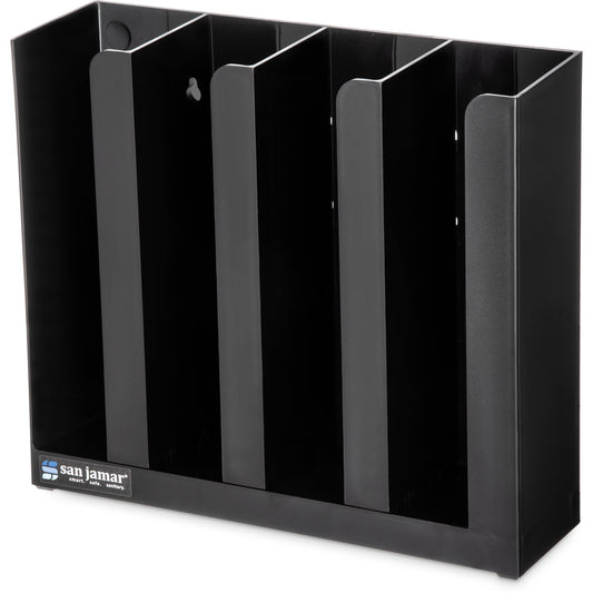 San Jamar PCL2 Black Portion Cup & Lid Organizer