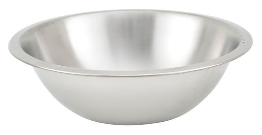 Winco MXHV-75 3/4 Qt. Stainless Steel Heavy Duty Shallow Mixing Bowl