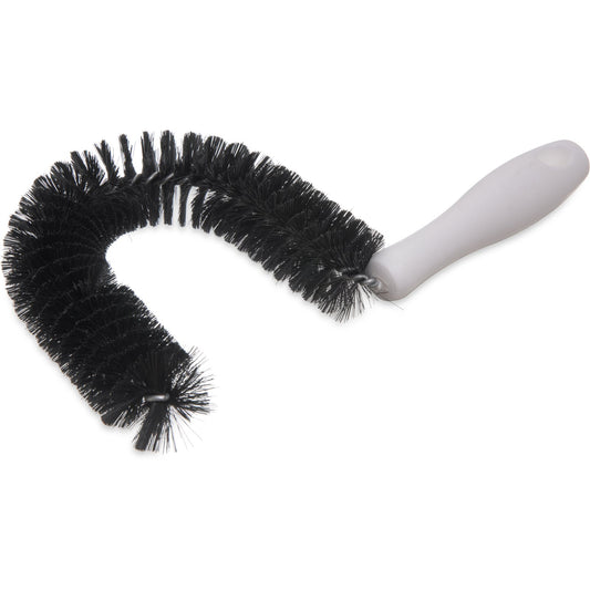 Carlisle 4015300 10" Black Sparta Curved Coffee Maker Brush with Soft Polyester Bristles