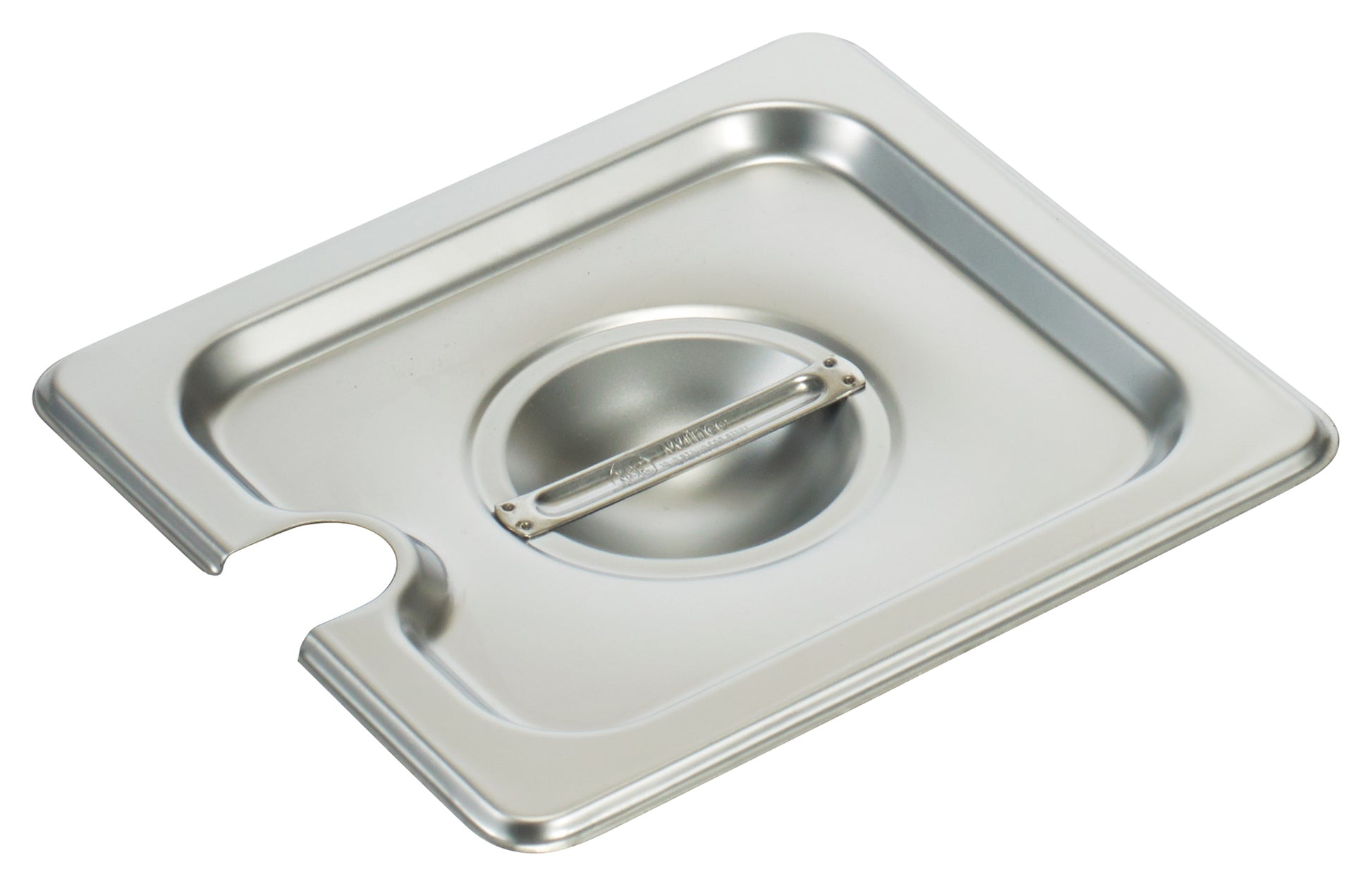 Winco SPCS 1/6 Size Stainless Steel Slotted Steam Pan Cover
