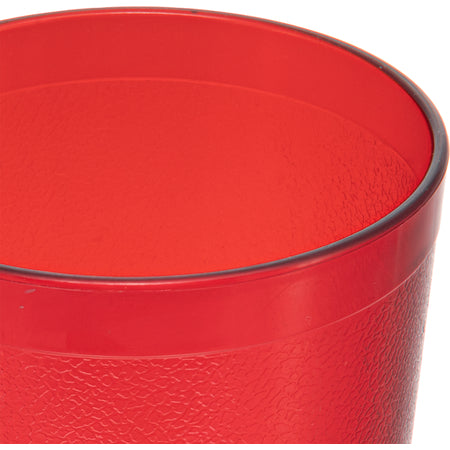 Carlisle 522410 24 oz Ruby SAN Stackable Plastic Tumbler