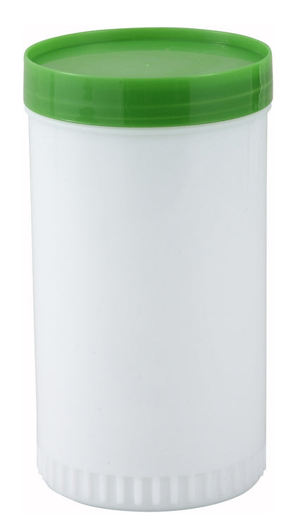 Winco PPB-2G 2 Qt. Green Spout & Lid Liquor/Juice Pour Bottle