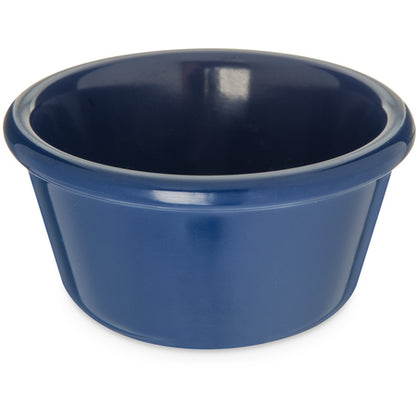 Carlisle S28060 3 oz Cobalt Blue Melamine Smooth Ramekin