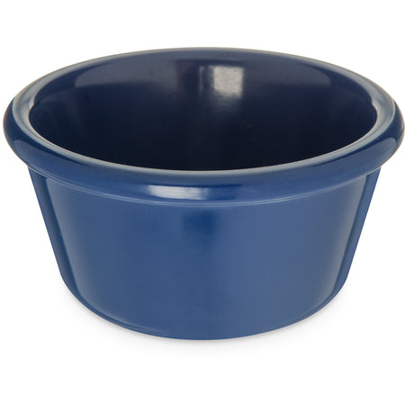 Carlisle S28060 3 oz Cobalt Blue Melamine Smooth Ramekin
