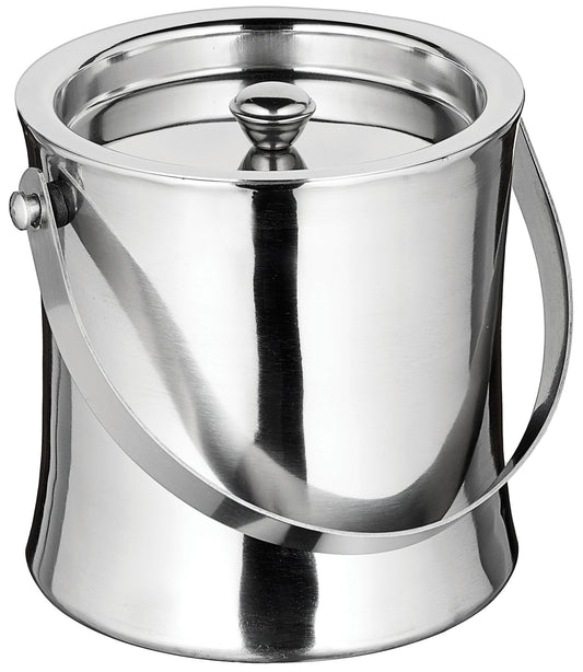 Winco ICB-60 60 oz. Stainless Steel Double-Wall Ice Bucket
