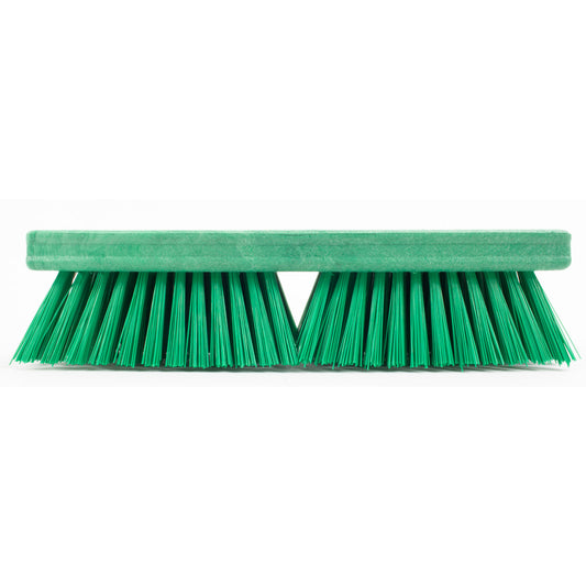 Carlisle 41722EC09 10" Green Sparta Color Coded Deck Scrub Brush