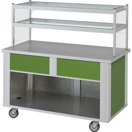 Dinex DXP5ST 77" L x 30" W x 36" H Stainless Steel DineXpress Solid Top Counter