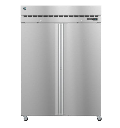 Hoshizaki F2A-FS Two Section Full Stainless Door with Lock Upright Freezer