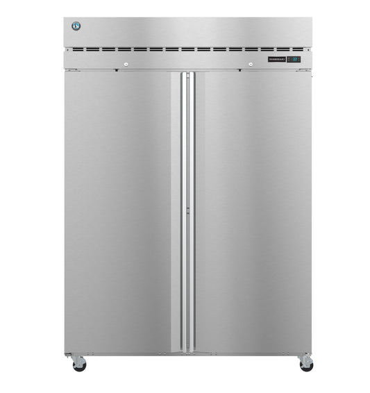 Hoshizaki F2A-FS Two Section Full Stainless Door with Lock Upright Freezer