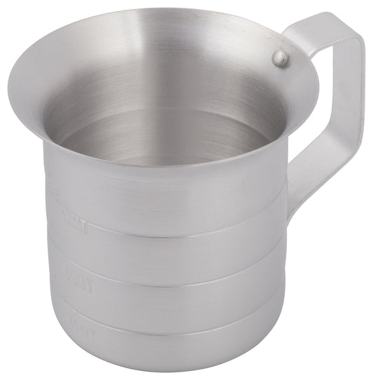 Winco AM-05 1/2 Qt. Aluminum Measuring Cup
