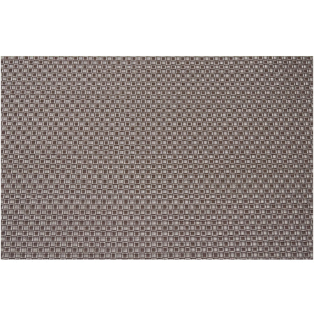 Carlisle PMPISA005 12" x 16" Dark Brown Vinyl Cityscape Placemat