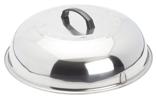 Winco WKCS-15 15-3/8" Stainless Steel Wok Cover