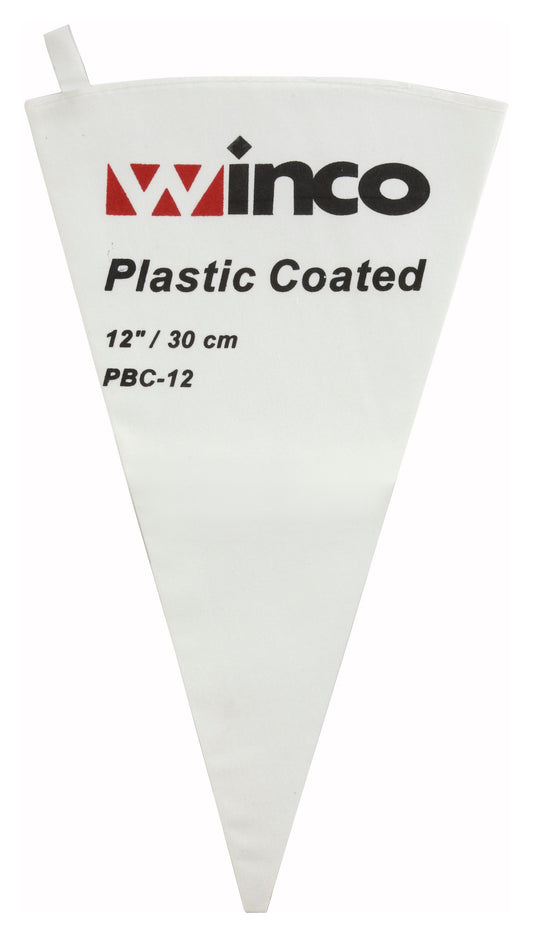 Winco PBC-12 12" Cotton w/ Plastic Coating Pastry Bag