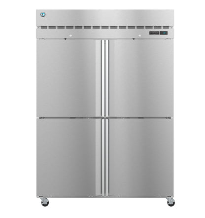 Hoshizaki R2A-HS Two Section Half Stainless Steel Doors with Lock Upright Refrigerator