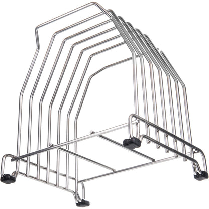 San Jamar KLRST Chrome Cut-N-Carry Cutting Board Rack