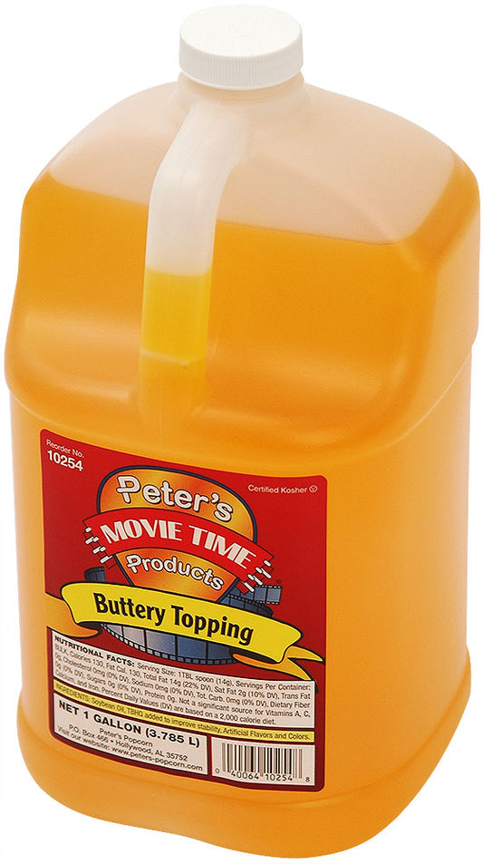Winco 40017 Benchmark Buttery Popcorn Topping - Gallon