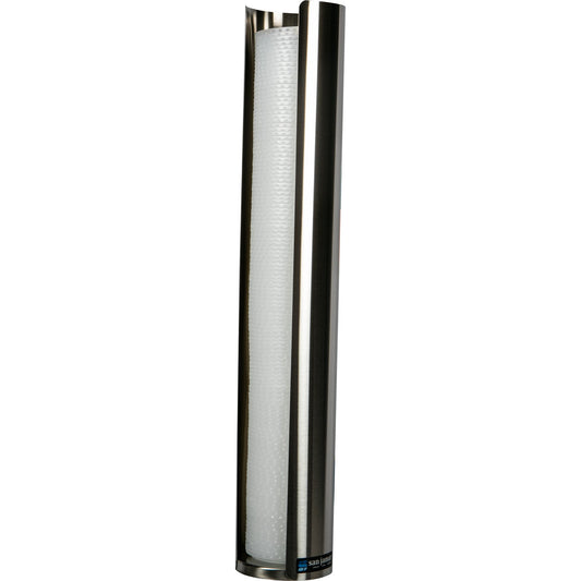 San Jamar L3400 Stainless Steel Wall-Mount Lid Dispenser for 12-24 oz. Cup Lids