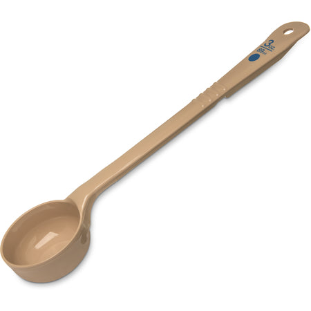 Carlisle 437006 3 oz Beige Polycarbonate Measure Miser Solid Long Handle