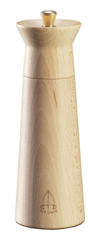 Omcan 43705 15-cm Nabucco Series Classic Collection - Salt Mill Light Beech Wood